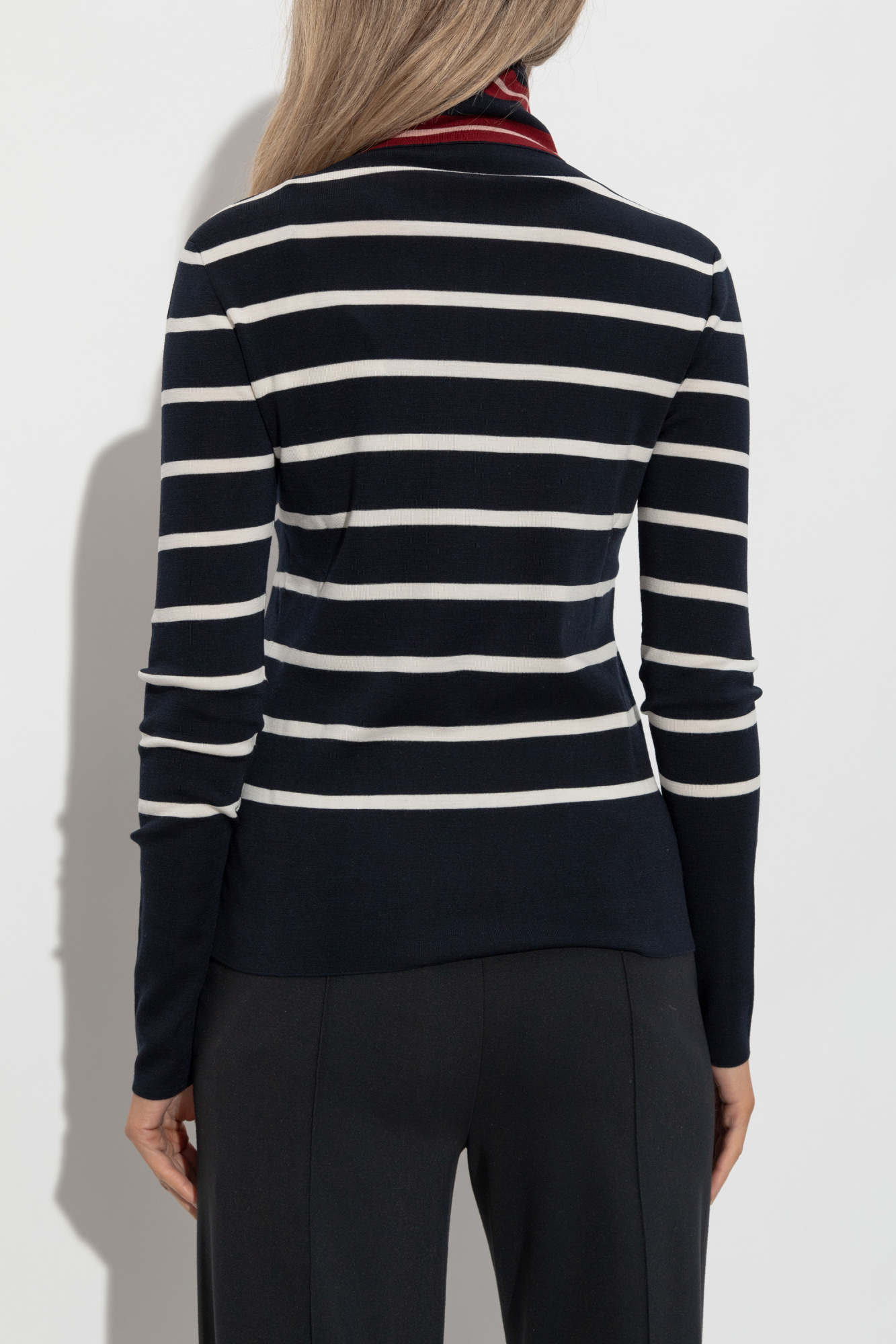 Navy blue Top with a striped pattern Moncler - Vitkac Canada